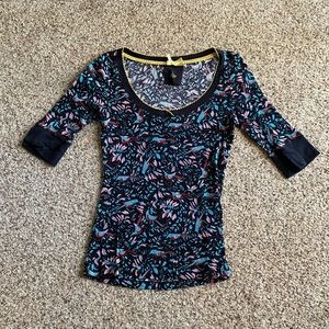 Zoey shirt from Anthropologie. Size large
